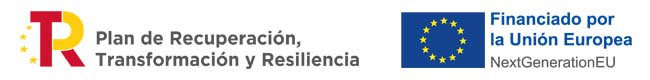 Plan de recuperación, transformación y resiliencia gobierno de españa. Financiado por la Unión Europea, Fondos FEDER.